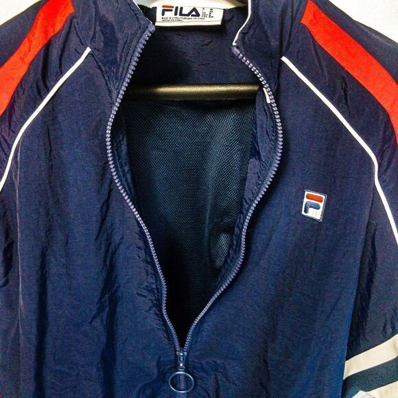 NWOT FILA Women’s Zip Track Jacket Windbreaker Sz M - Picture 3 of 11